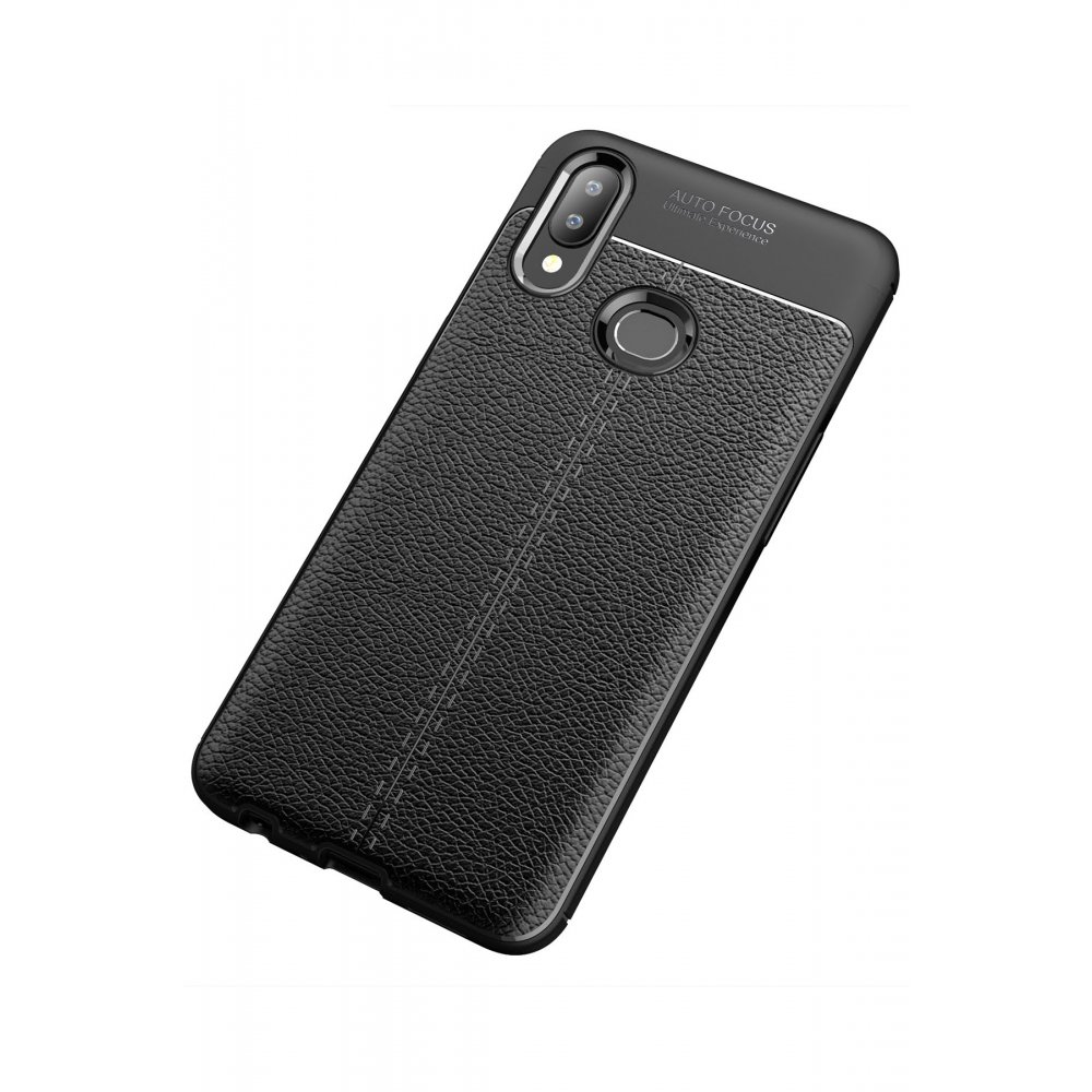 Newface Samsung Galaxy A10S Kılıf Auto Focus Kapak - Siyah