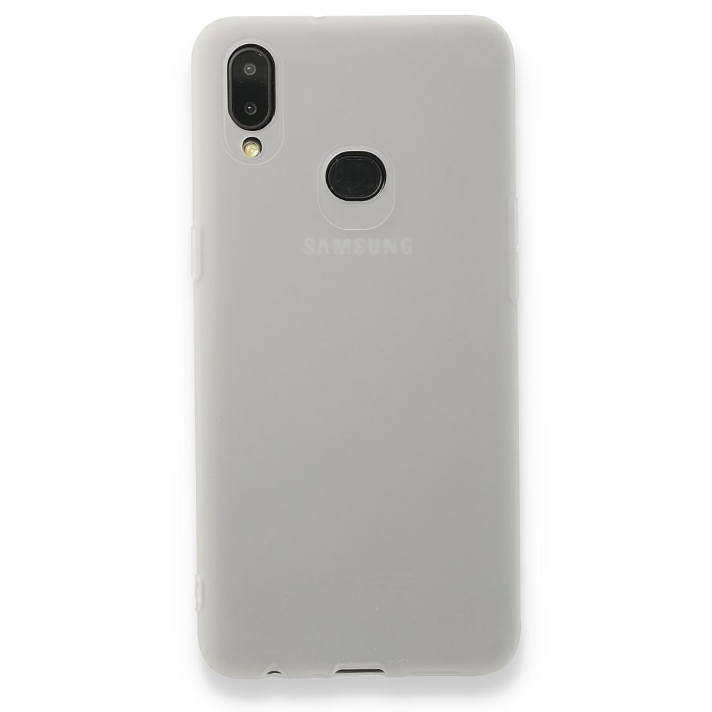 Newface Samsung Galaxy A10S Kılıf Hopi Silikon - Beyaz