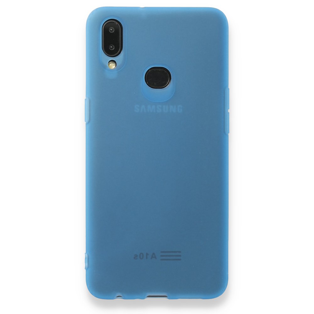 Newface Samsung Galaxy A10S Kılıf Hopi Silikon - Mavi