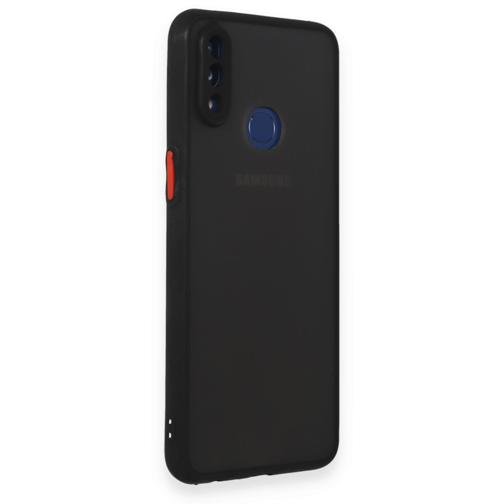 Newface Samsung Galaxy A10S Kılıf Montreal Silikon Kapak - Siyah
