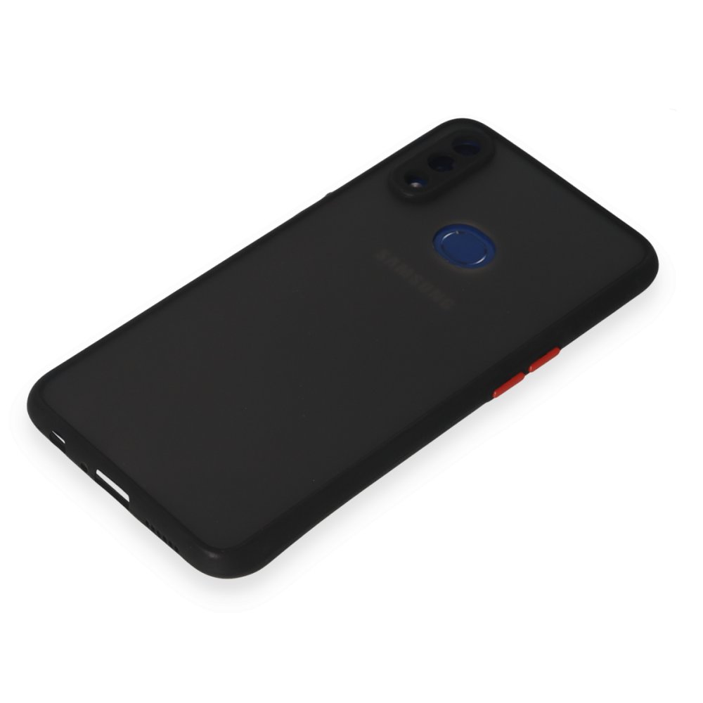 Newface Samsung Galaxy A10S Kılıf Montreal Silikon Kapak - Siyah