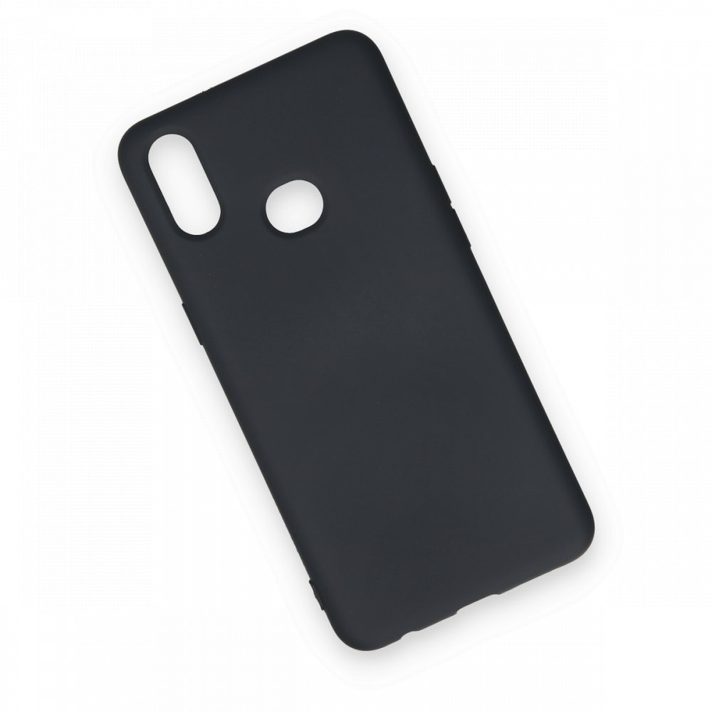 Newface Samsung Galaxy A10S Kılıf Nano içi Kadife Silikon - Lacivert