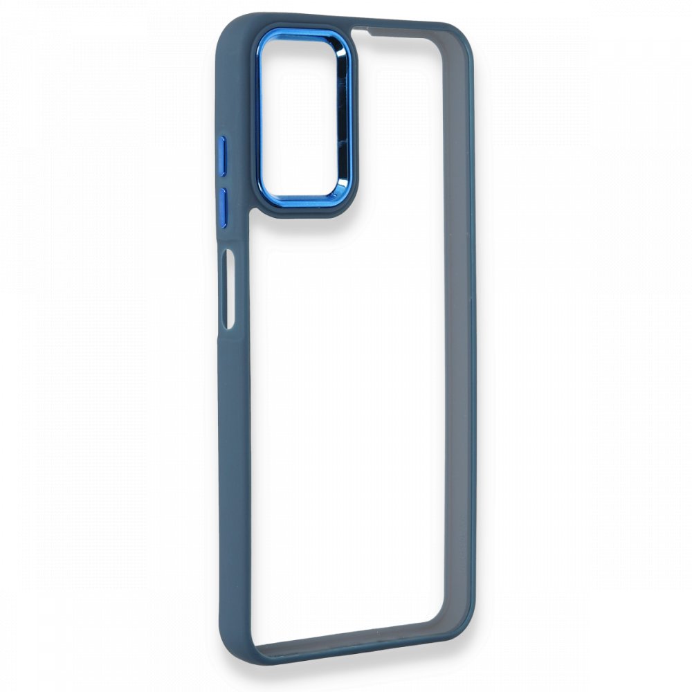 Newface Samsung Galaxy A12 Kılıf Dora Kapak - Mavi