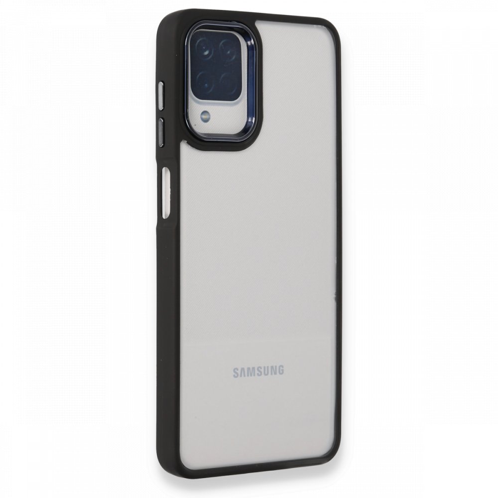 Newface Samsung Galaxy A12 Kılıf Dora Kapak - Siyah