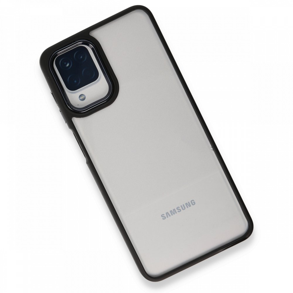 Newface Samsung Galaxy A12 Kılıf Dora Kapak - Siyah