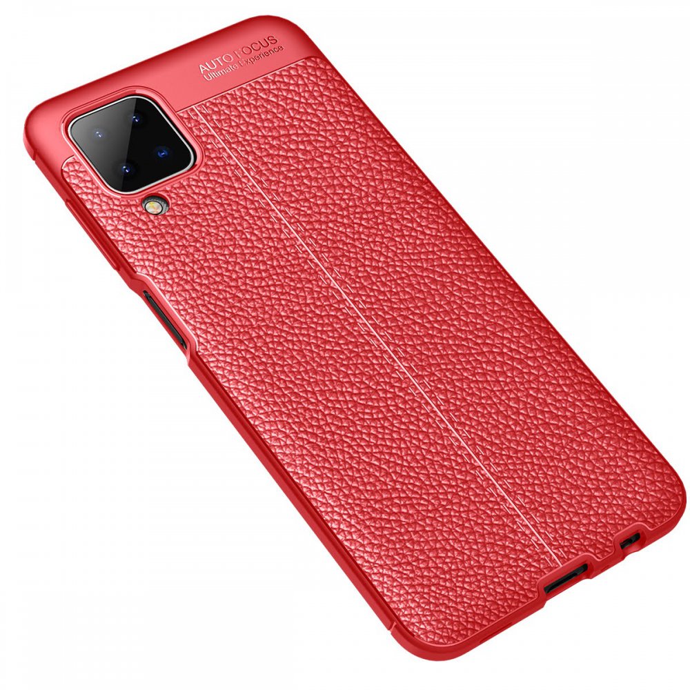 Newface Samsung Galaxy M12 Kılıf Auto Focus Kapak - Kırmızı
