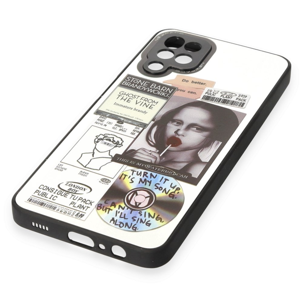 Newface Samsung Galaxy A12 Kılıf Mirror Desenli Kapak - Mirror - 2