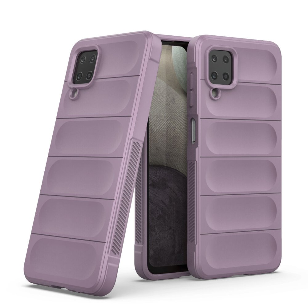 Newface Samsung Galaxy A12 Kılıf Optimum Silikon - Mor