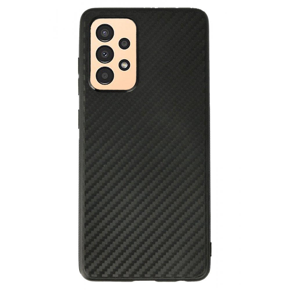 Newface Samsung Galaxy A13 4G Kılıf Carbonix Silikon - Siyah