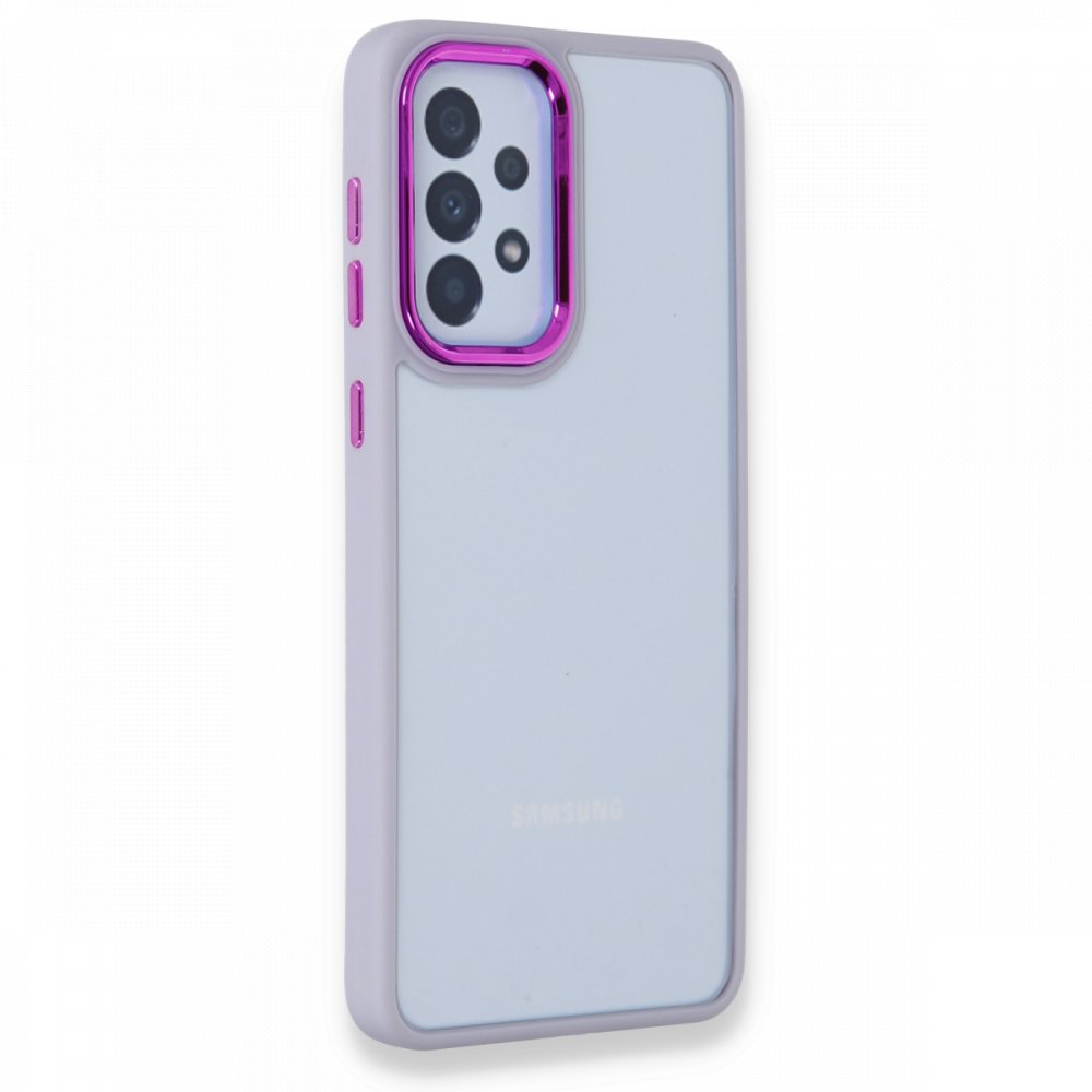 Newface Samsung Galaxy A13 4G Kılıf Dora Kapak - Lila