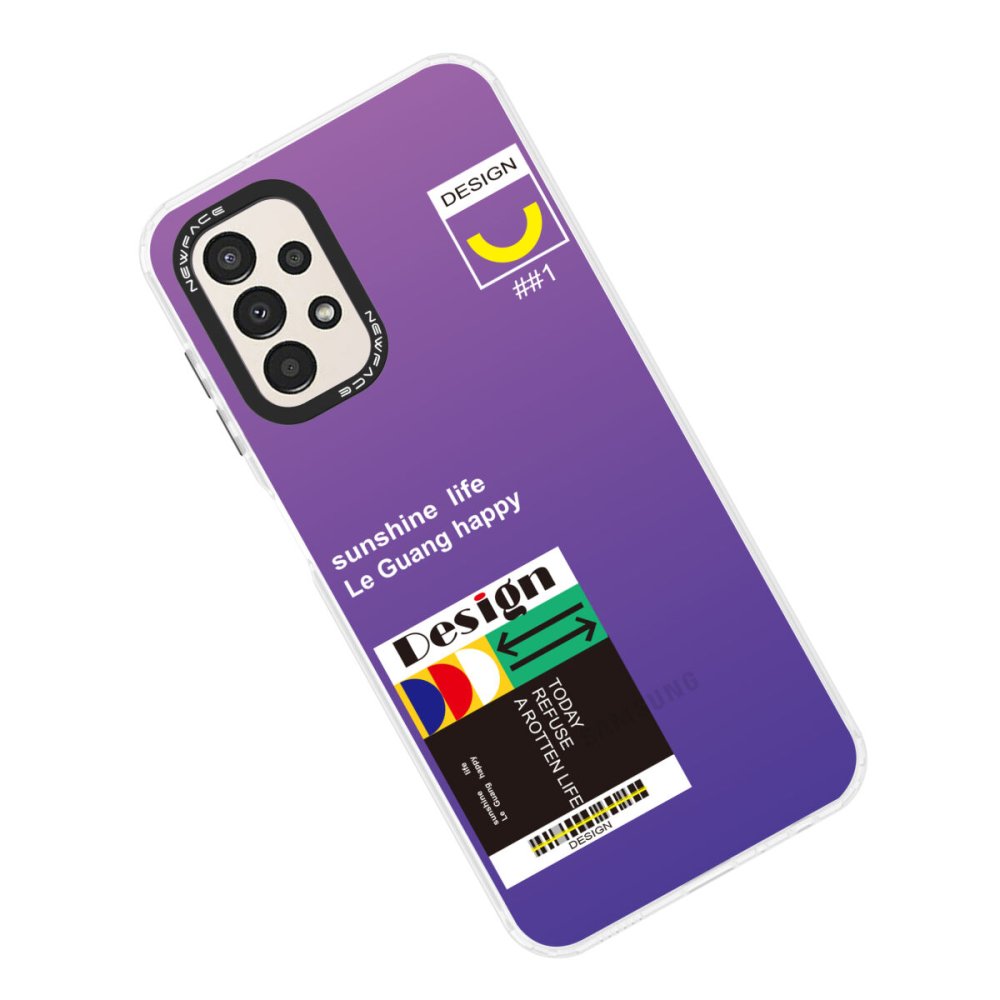 Newface Samsung Galaxy A13 4G Kılıf Estoril Desenli Kapak - Estoril - 4