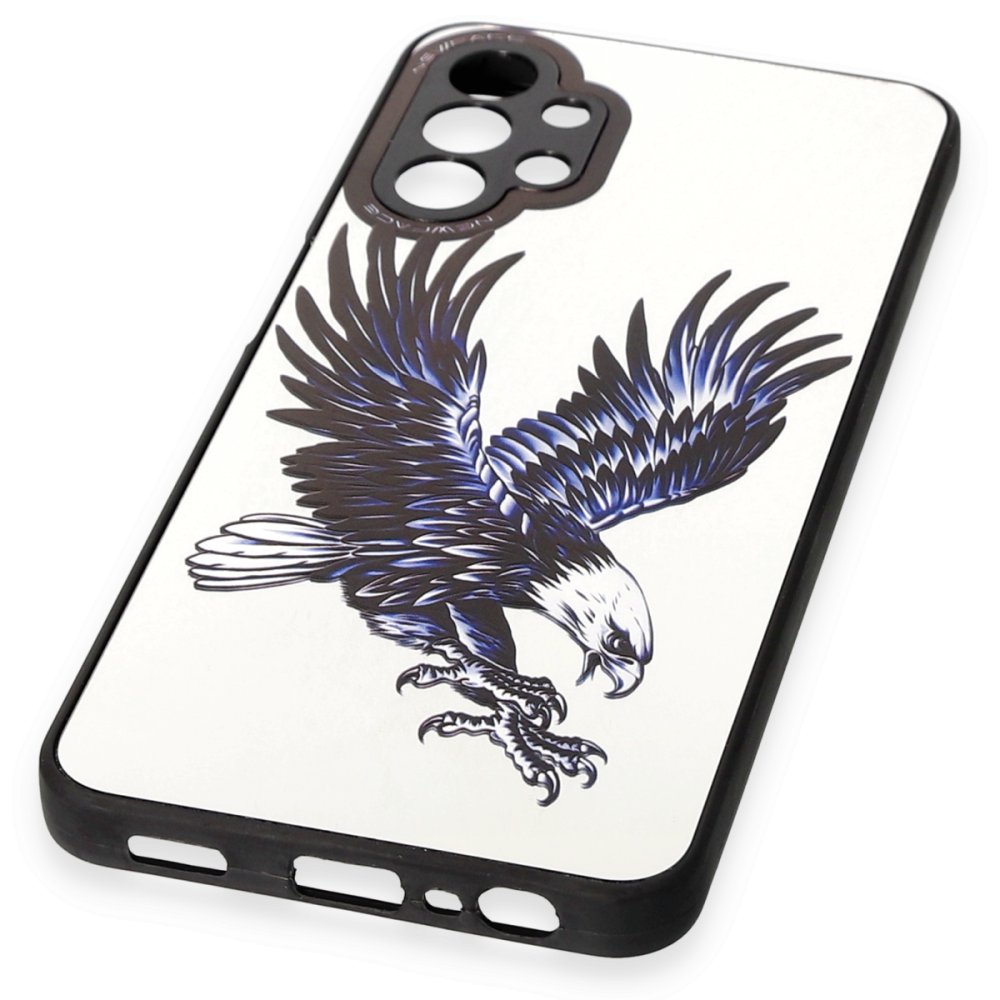 Newface Samsung Galaxy A13 4G Kılıf Mirror Desenli Kapak - Mirror - 1