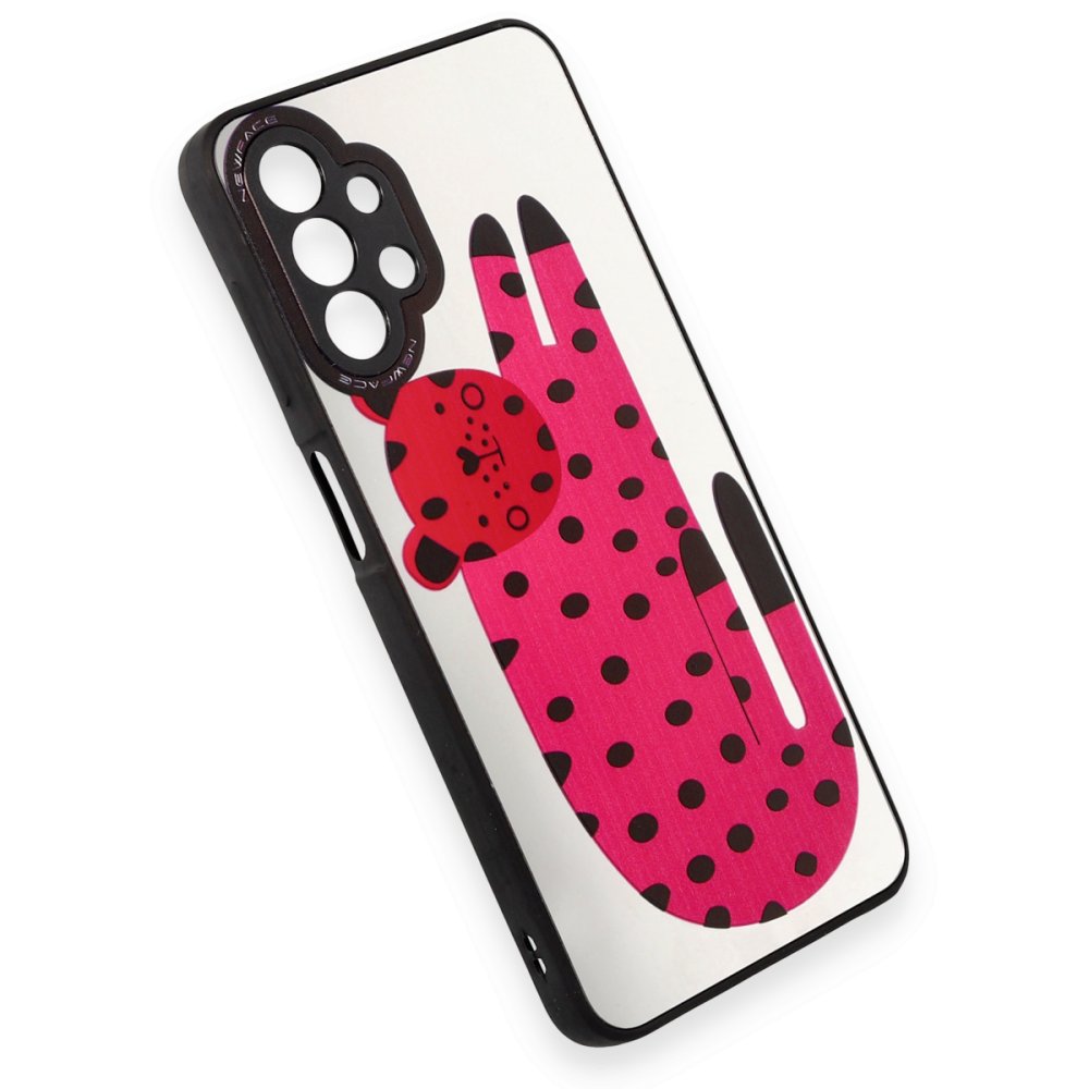 Newface Samsung Galaxy A13 4G Kılıf Mirror Desenli Kapak - Mirror - 12