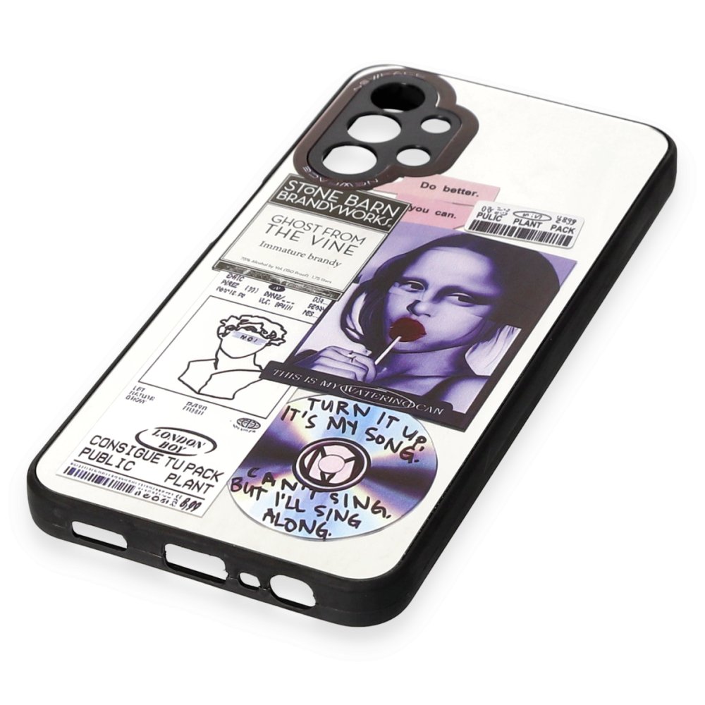 Newface Samsung Galaxy A13 4G Kılıf Mirror Desenli Kapak - Mirror - 2