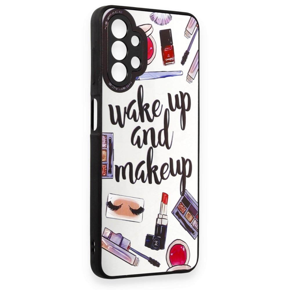 Newface Samsung Galaxy A13 4G Kılıf Mirror Desenli Kapak - Mirror - 3