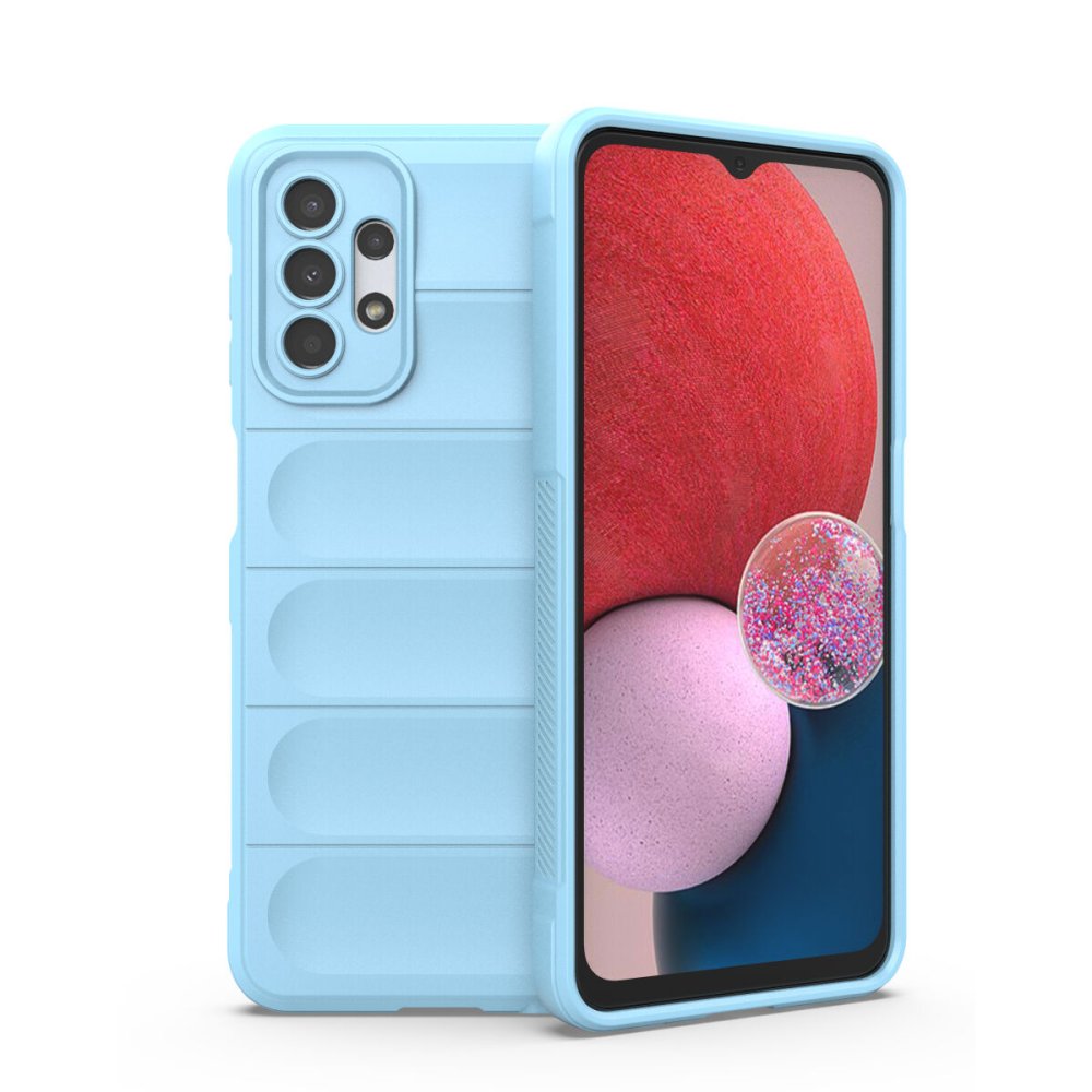 Newface Samsung Galaxy A13 4G Kılıf Optimum Silikon - Sky Blue