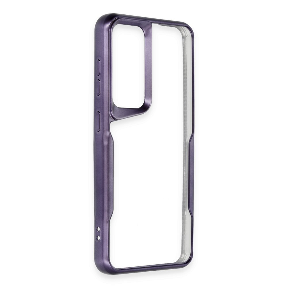 Newface Samsung Galaxy A14 4G Kılıf Boyi Silikon Kapak - Derin Mor