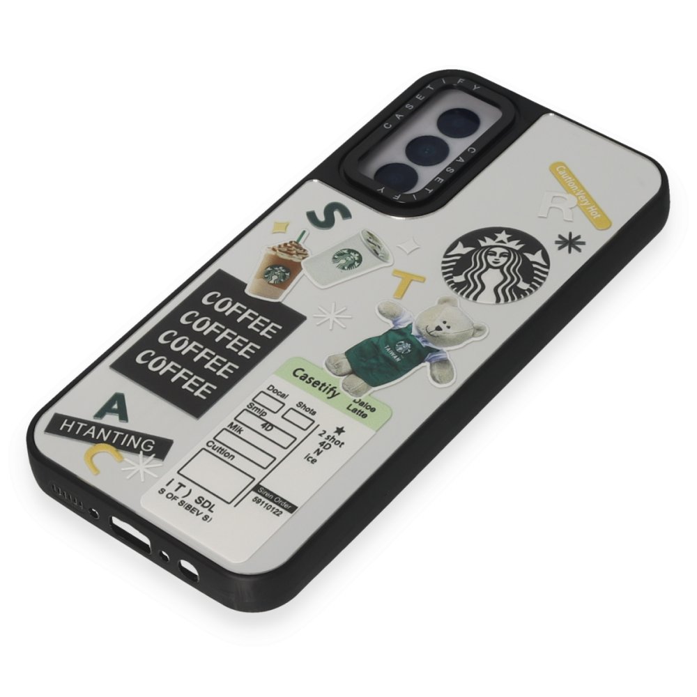 Newface Samsung Galaxy A14 4G Kılıf Mirror Desenli Kapak - Mirror - 17