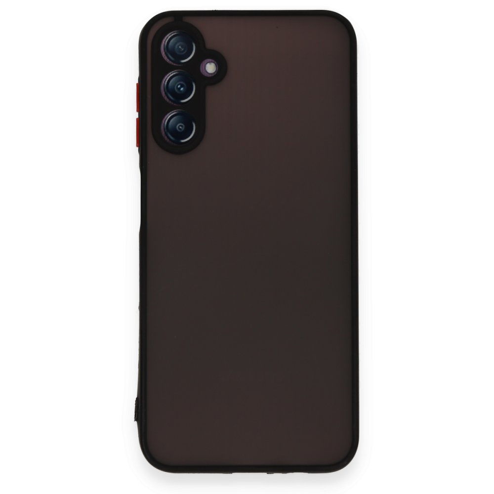 Newface Samsung Galaxy A14 4G Kılıf Montreal Silikon Kapak - Siyah