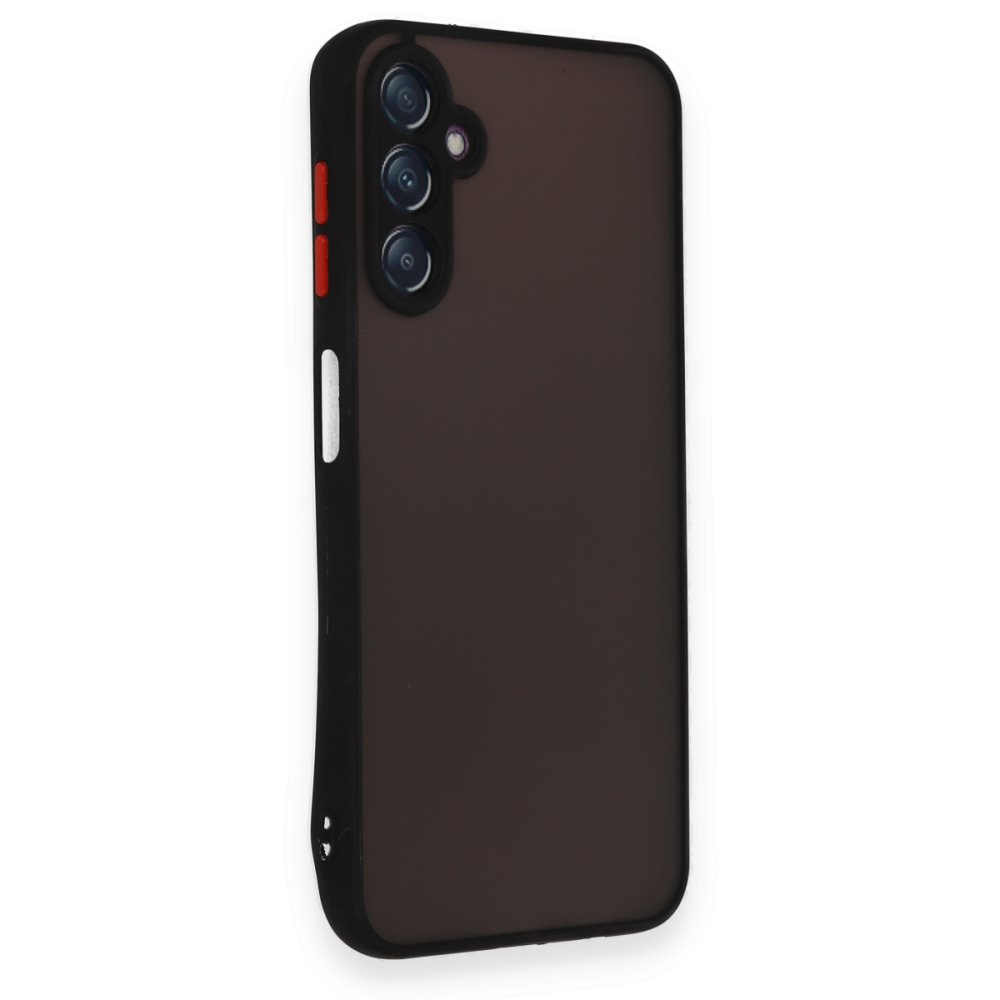 Newface Samsung Galaxy A14 4G Kılıf Montreal Silikon Kapak - Siyah