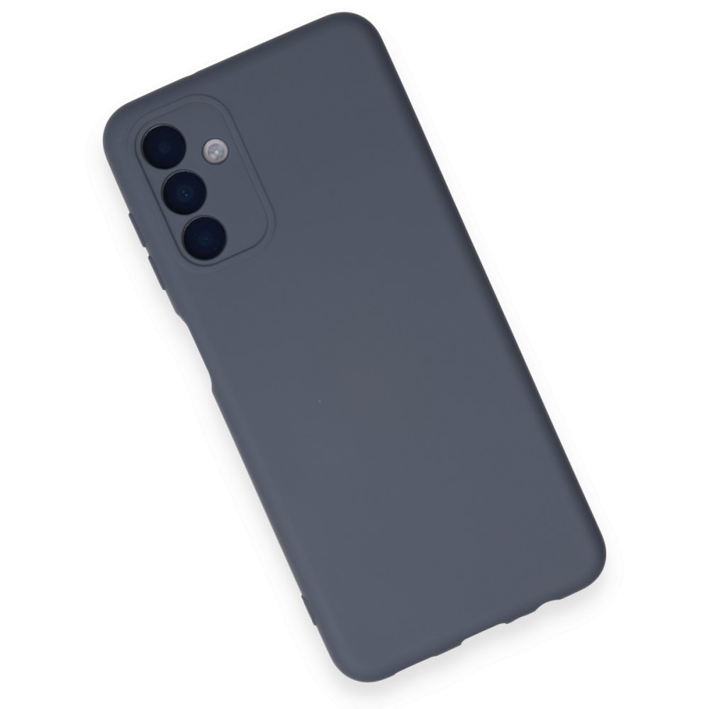 Newface Samsung Galaxy A14 4G Kılıf Nano içi Kadife Silikon - Gri