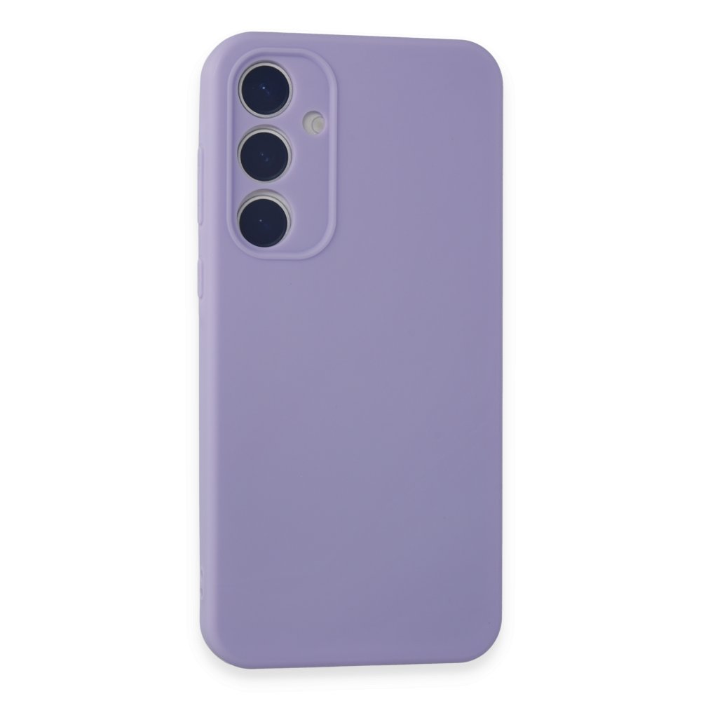 Newface Samsung Galaxy A15 4G Kılıf First Silikon - Lila