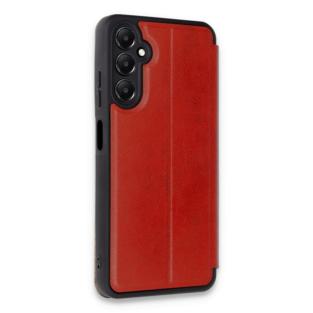Newface Samsung Galaxy A16 5G Kılıf Flip Cover - Kırmızı