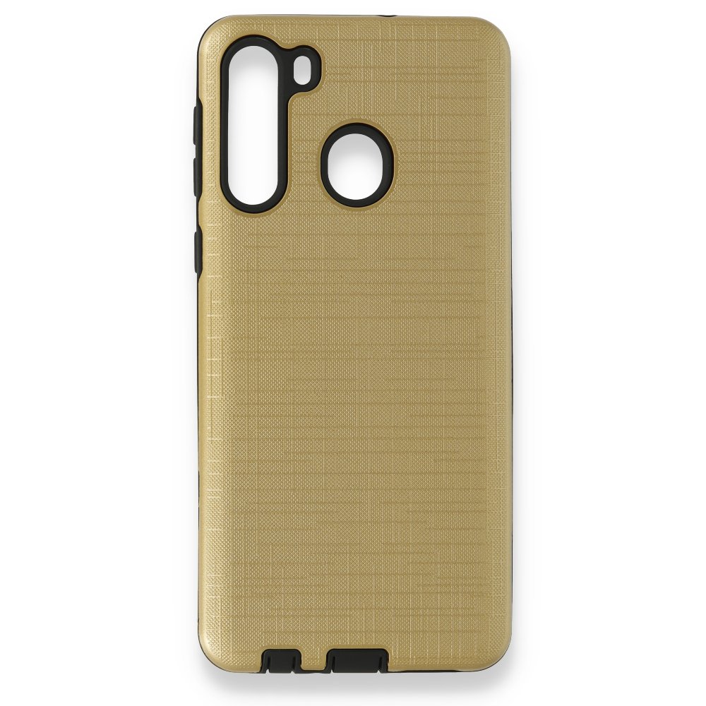 Newface Samsung Galaxy A21 Kılıf YouYou Silikon Kapak - Gold