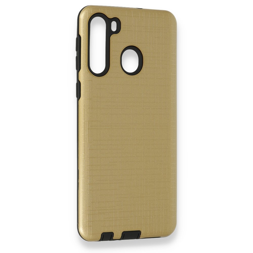 Newface Samsung Galaxy A21 Kılıf YouYou Silikon Kapak - Gold