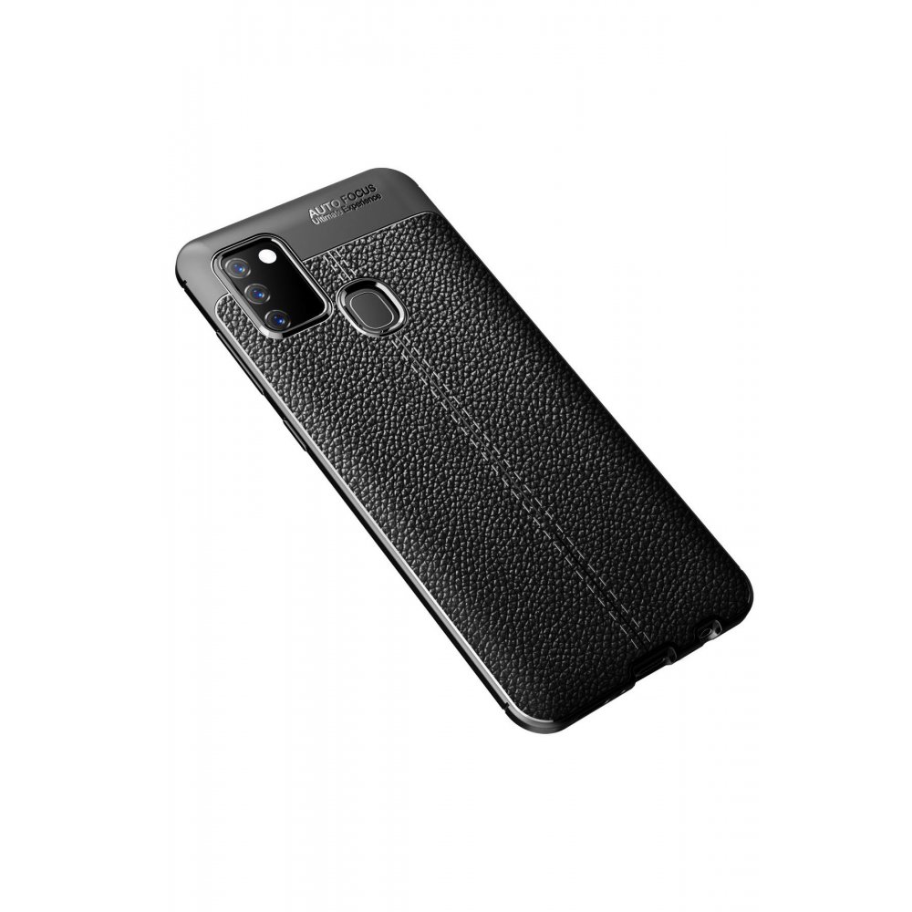 Newface Samsung Galaxy A21S Kılıf Auto Focus Kapak - Siyah