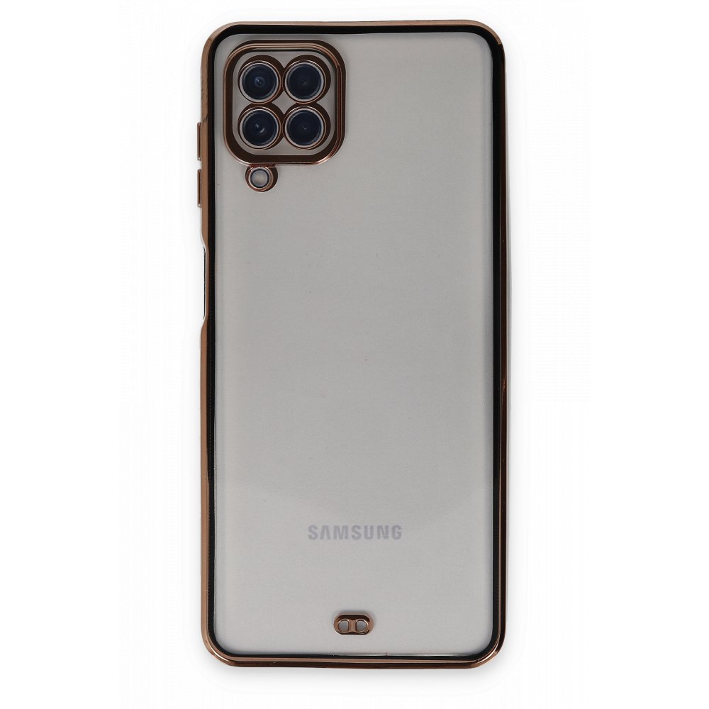 Newface Samsung Galaxy M22 Kılıf Liva Silikon - Siyah