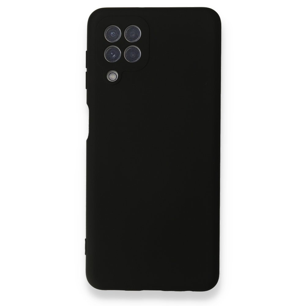 Newface Samsung Galaxy M32 Kılıf Nano içi Kadife  Silikon - Siyah