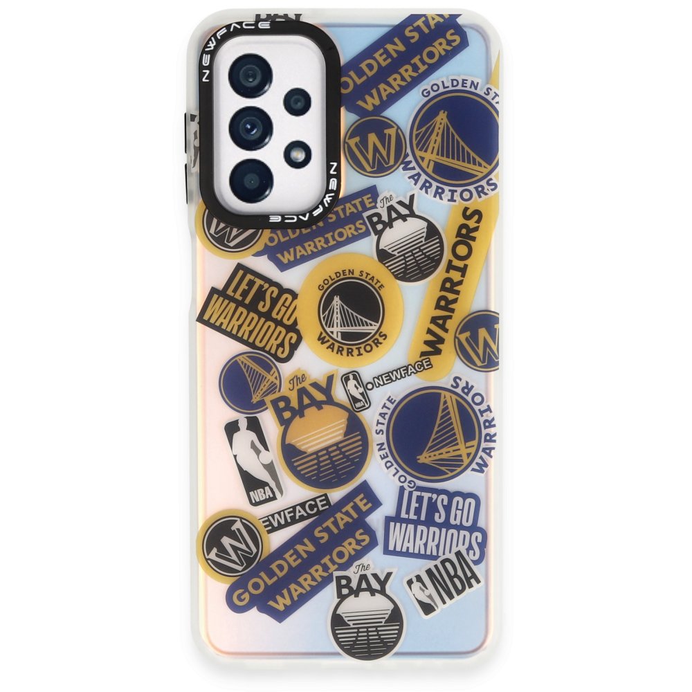Newface Samsung Galaxy A23 4G Kılıf Estoril Desenli Kapak - Estoril - 13