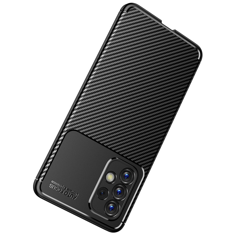 Newface Samsung Galaxy A23 4G Kılıf Focus Karbon Silikon - Lacivert