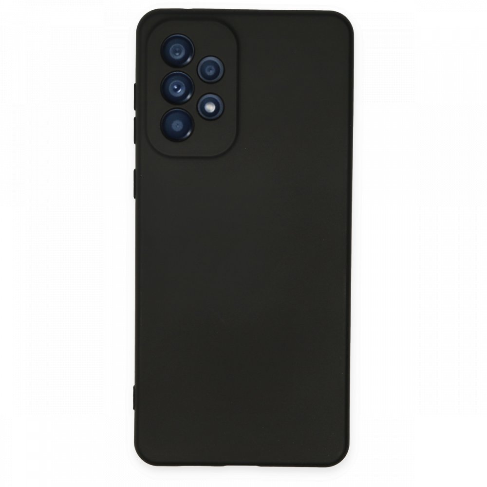 Newface Samsung Galaxy A23 4G Kılıf Nano içi Kadife Silikon - Siyah