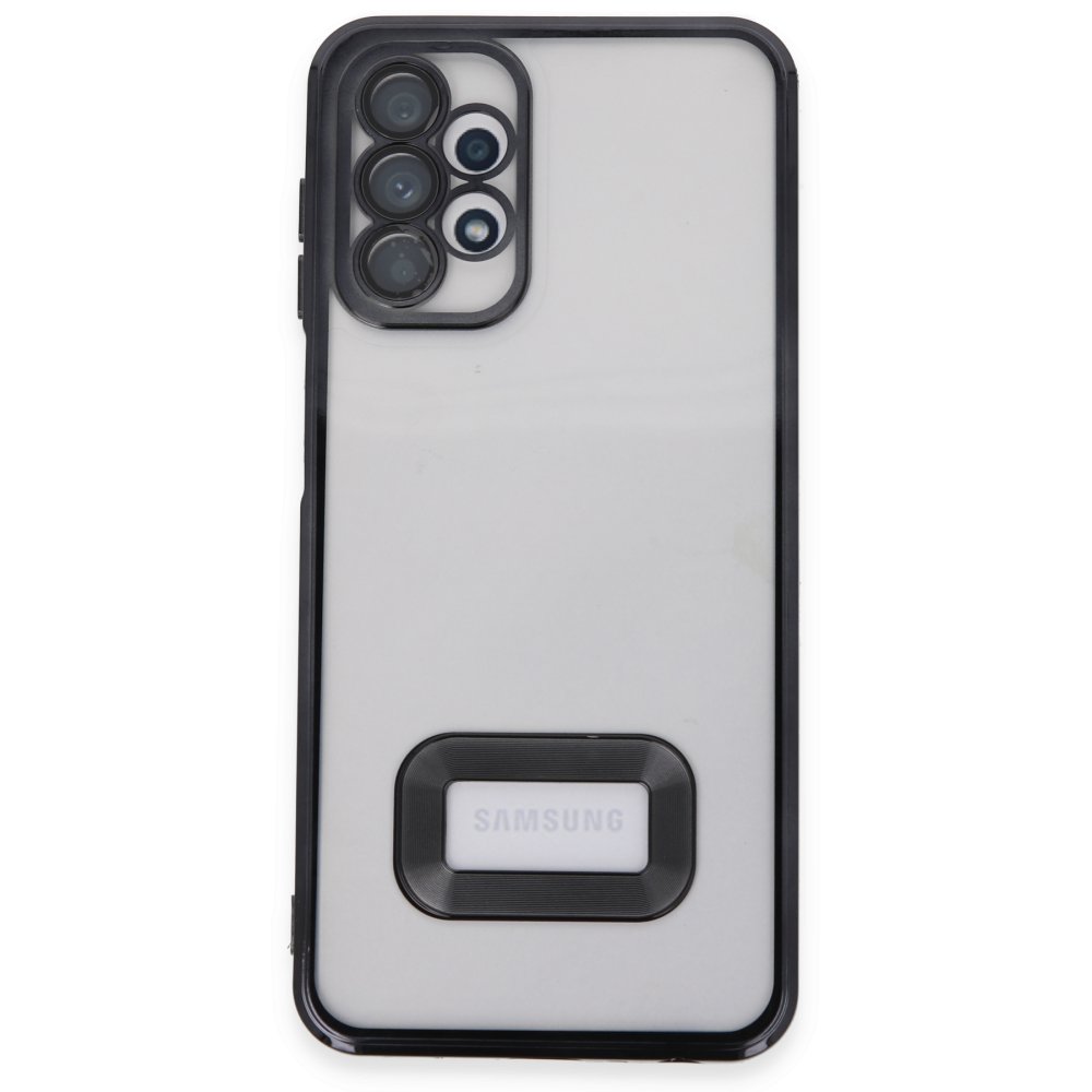 Newface Samsung Galaxy A23 4G Kılıf Slot Silikon - Siyah