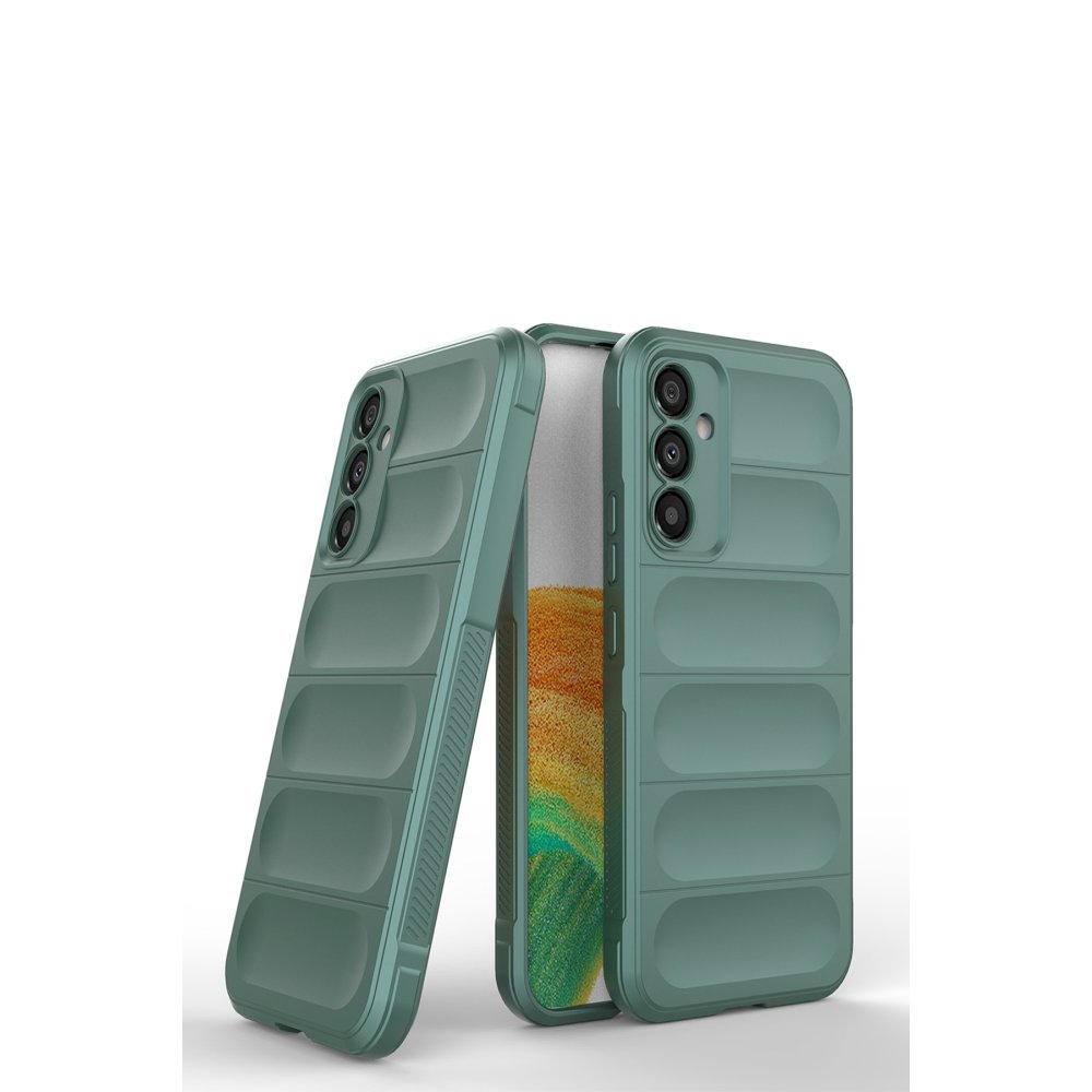 Newface Samsung Galaxy A25 5G Kılıf Optimum Silikon - Koyu Yeşil