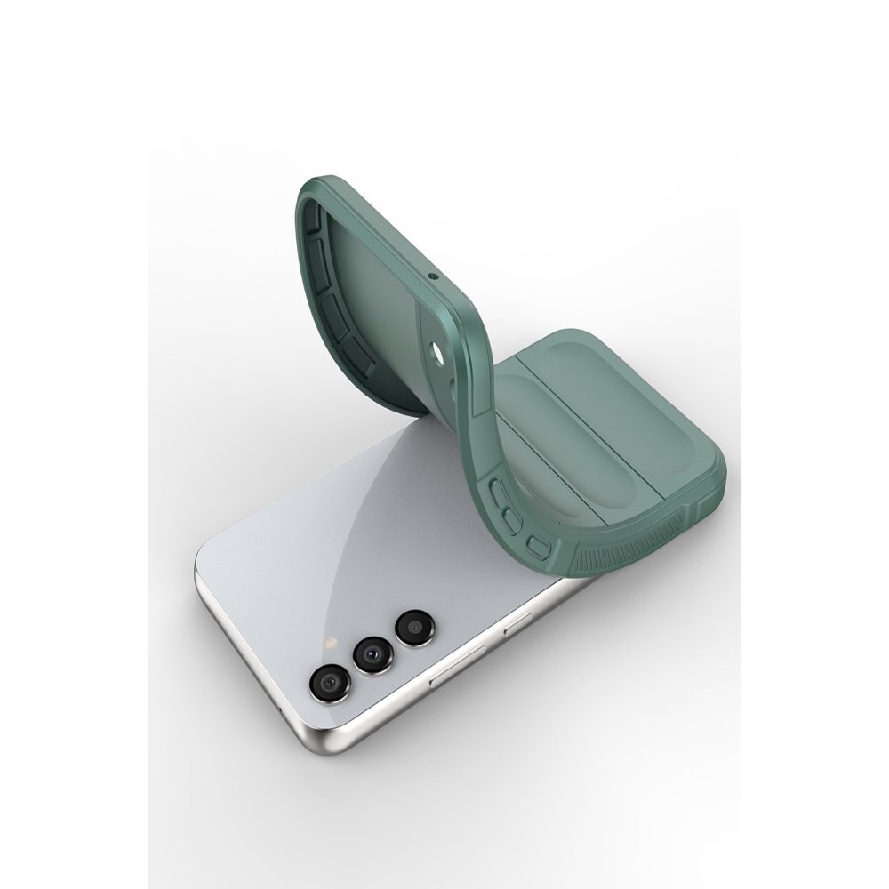 Newface Samsung Galaxy A25 5G Kılıf Optimum Silikon - Koyu Yeşil