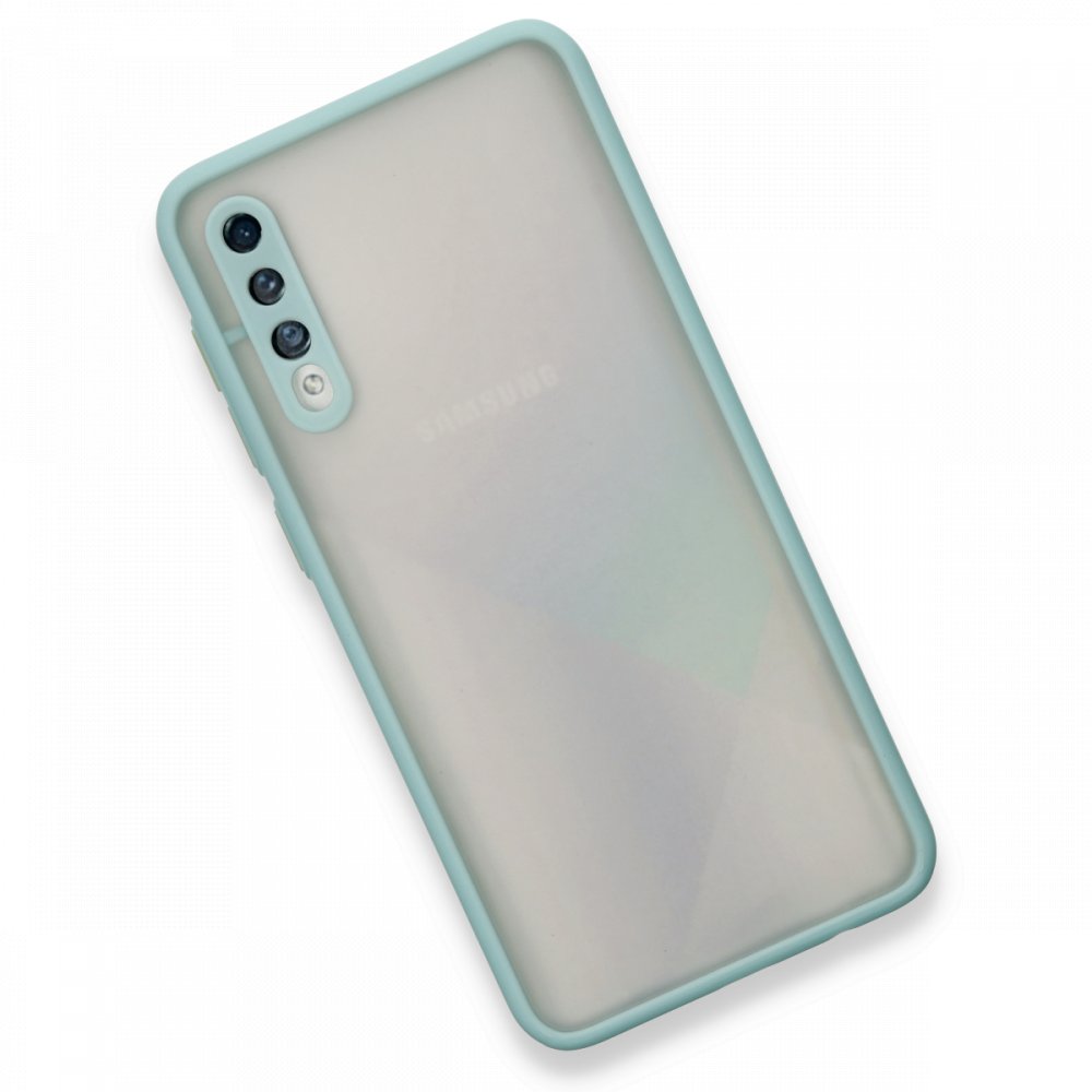 Newface Samsung Galaxy A30S Kılıf Montreal Silikon Kapak - Turkuaz