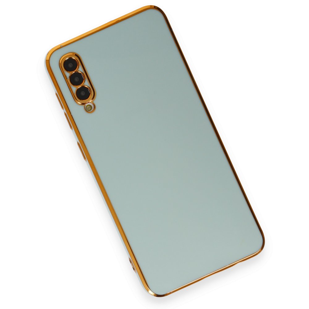 Newface Samsung Galaxy A30S Kılıf Volet Silikon - Açık Yeşil