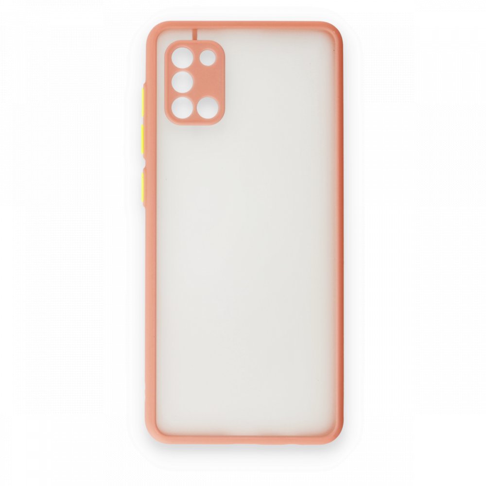 Newface Samsung Galaxy A31 Kılıf Montreal Silikon Kapak - Pembe