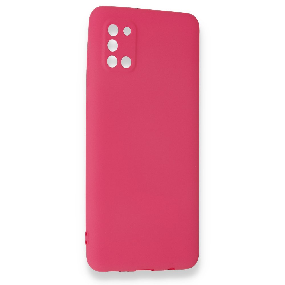 Newface Samsung Galaxy A31 Kılıf First Silikon - Pembe