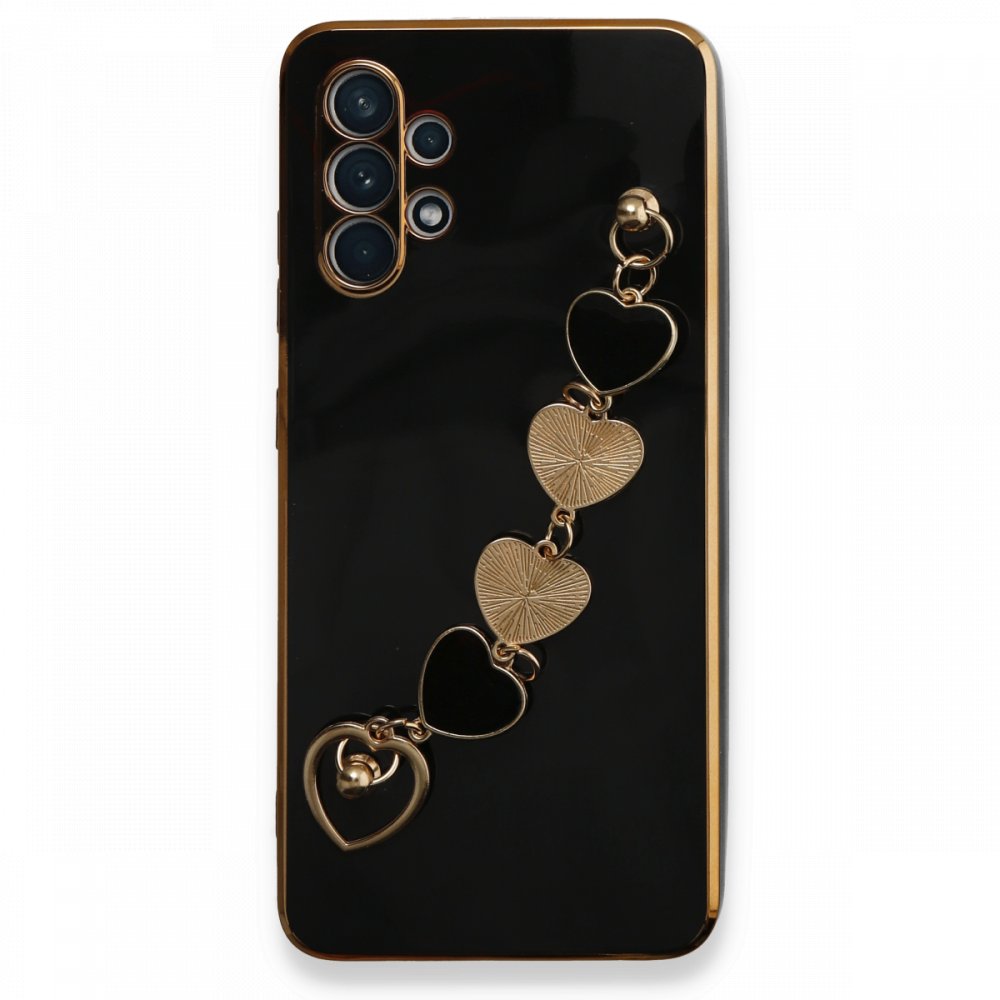 Newface Samsung Galaxy A32 Kılıf Esila Silikon - Siyah