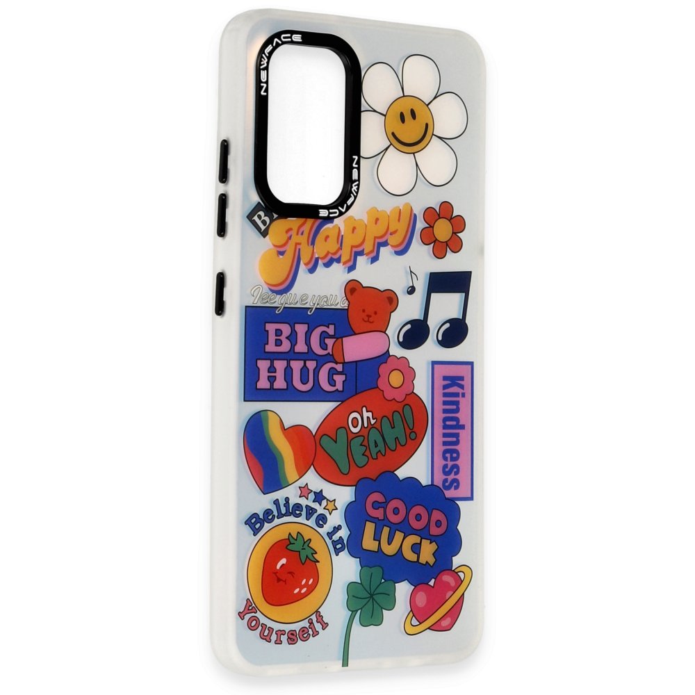 Newface Samsung Galaxy A32 Kılıf Estoril Desenli Kapak - Estoril - 15