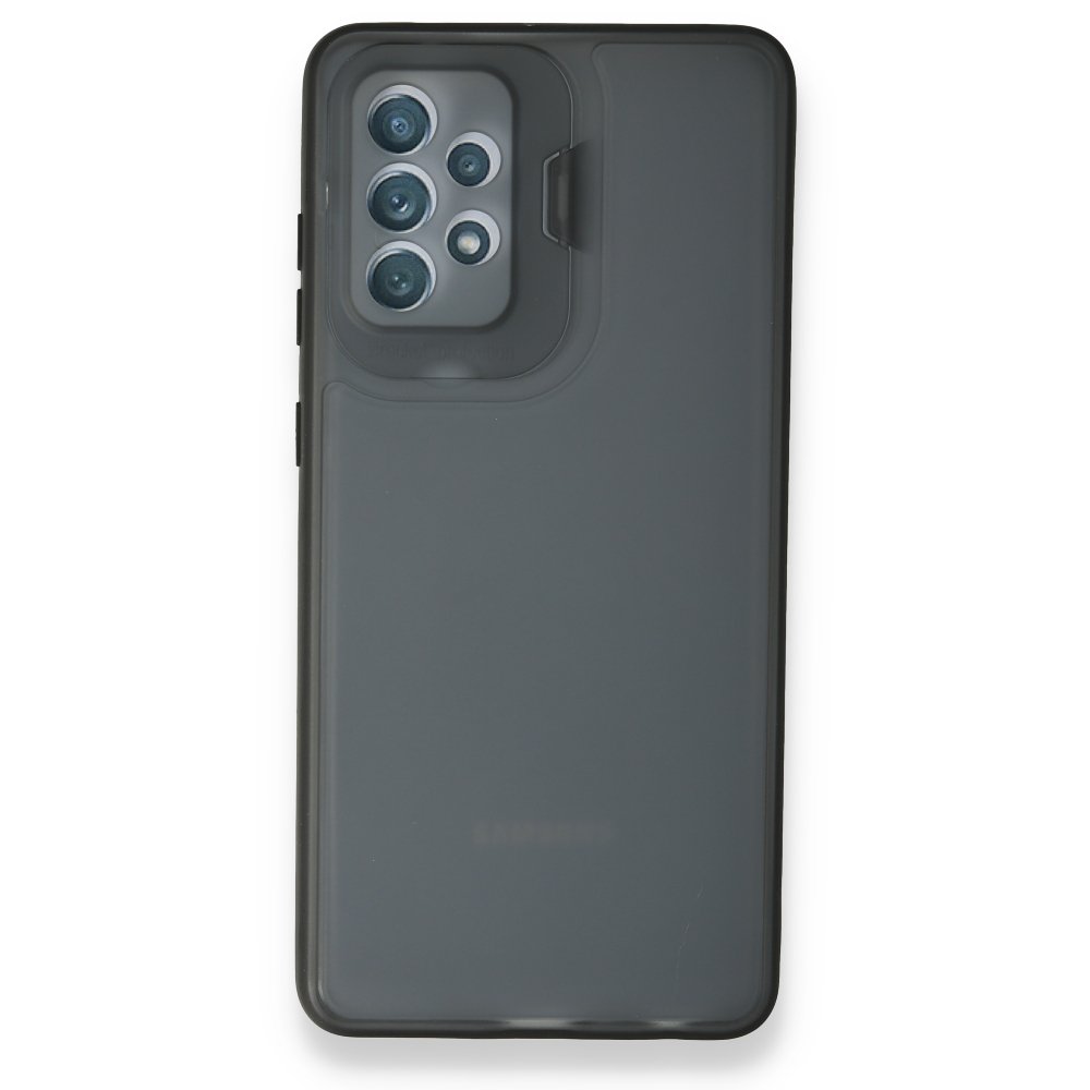 Newface Samsung Galaxy A32 Kılıf Jumbo Silikon - Siyah