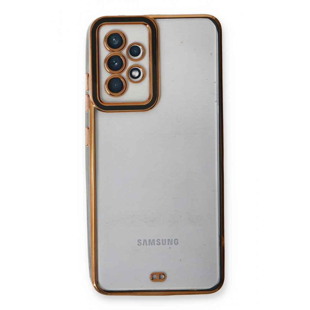 Newface Samsung Galaxy A53 5G Kılıf Liva Lens Silikon - Siyah