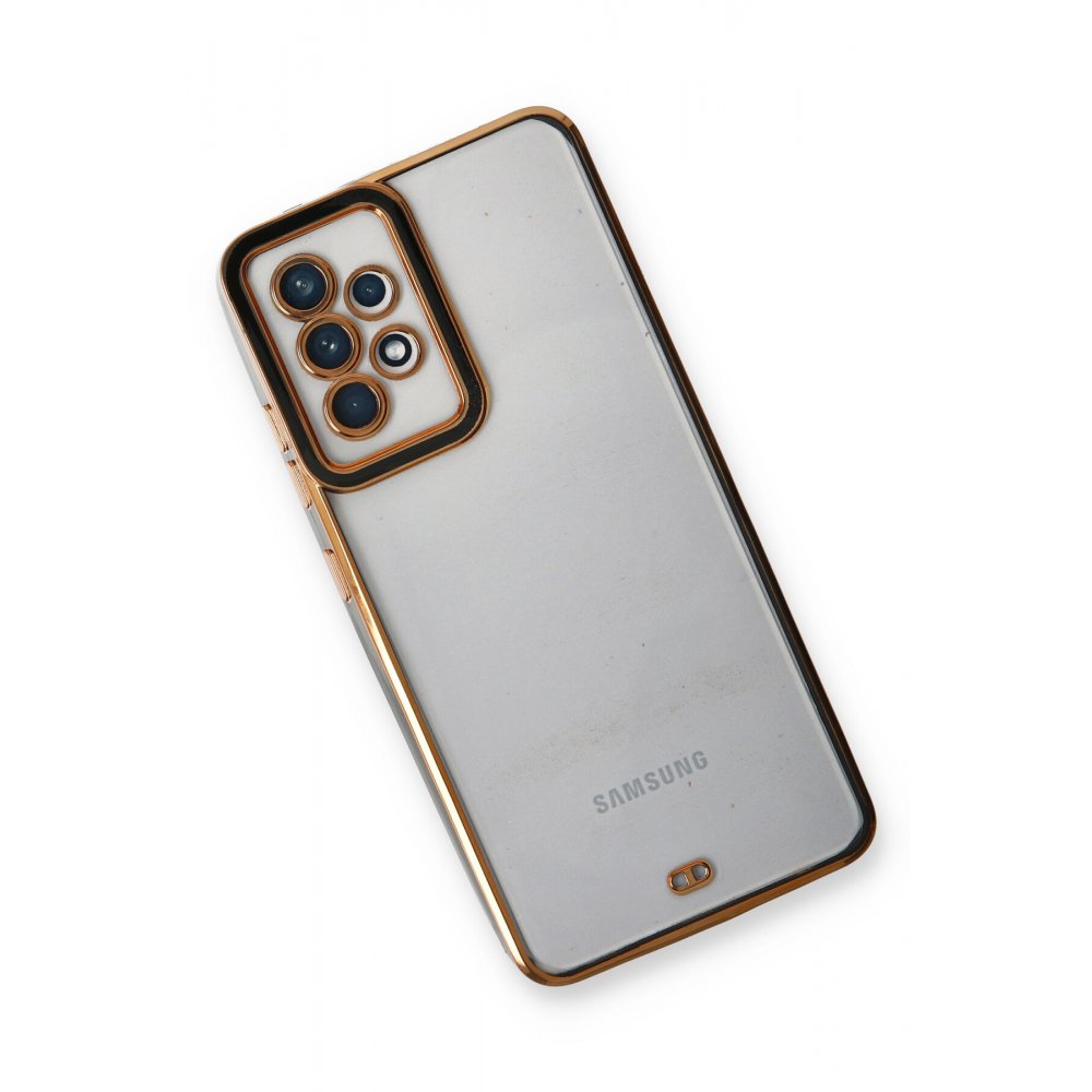 Newface Samsung Galaxy A53 5G Kılıf Liva Lens Silikon - Siyah