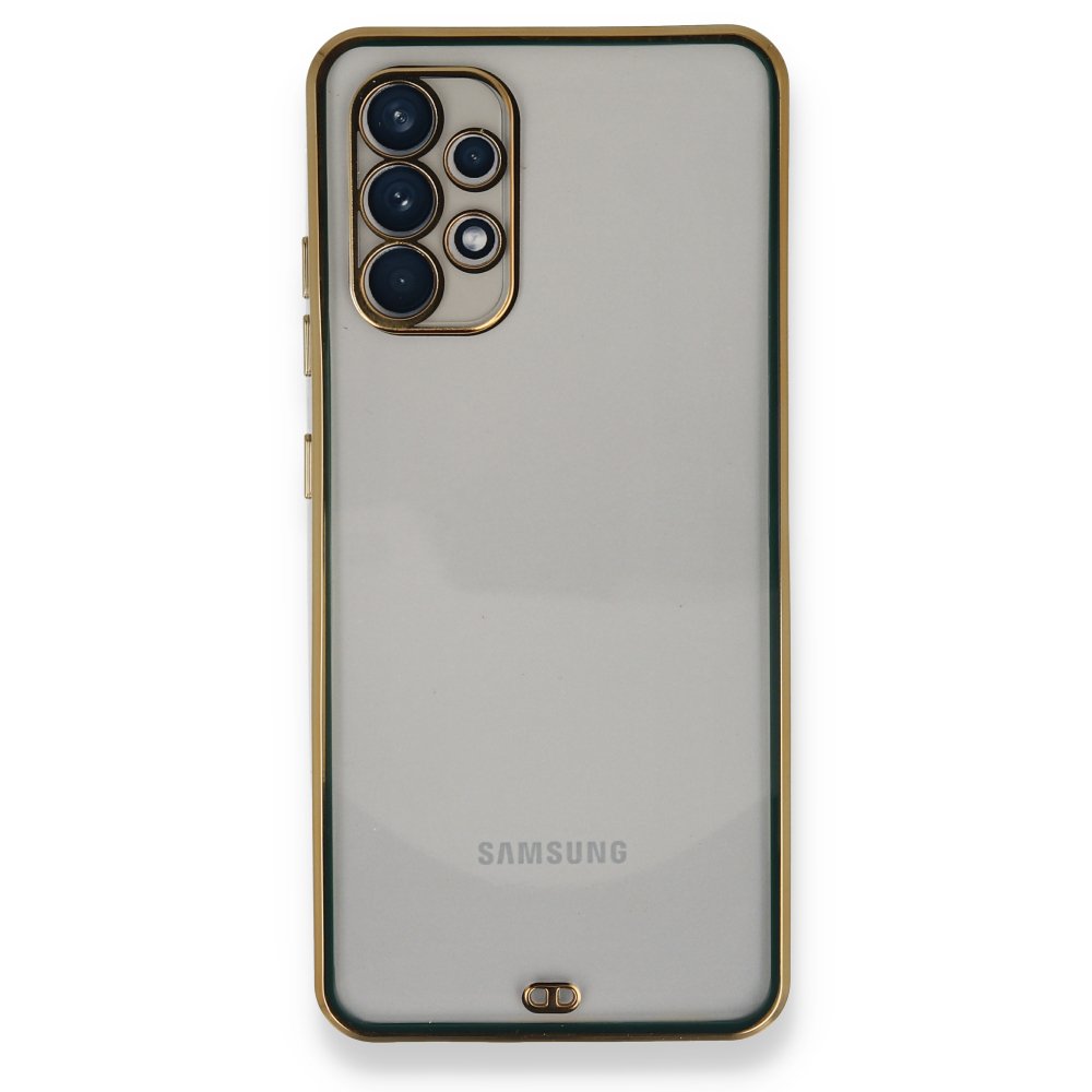 Newface Samsung Galaxy A32 Kılıf Liva Silikon - Yeşil
