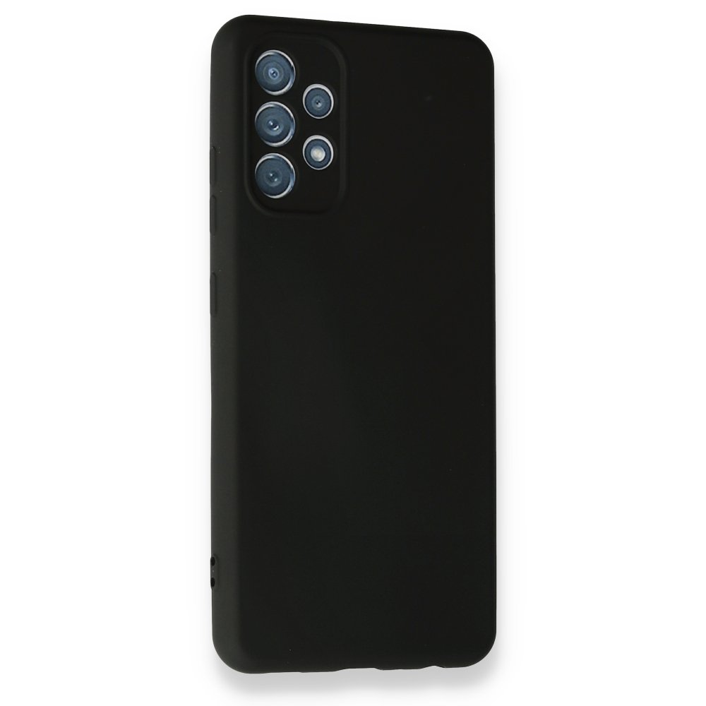 Newface Samsung Galaxy A32 Kılıf Nano içi Kadife Silikon - Siyah