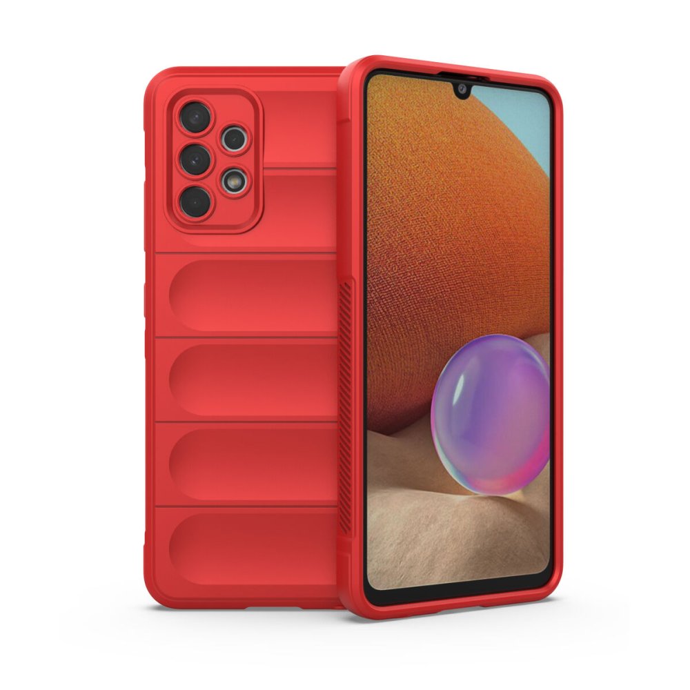 Newface Samsung Galaxy A32 Kılıf Optimum Silikon - Kırmızı